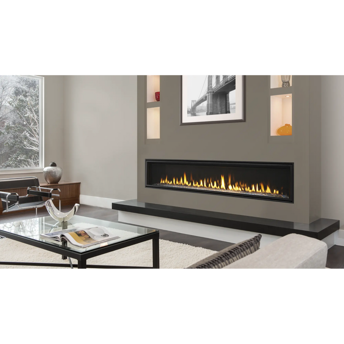 Majestic Units 72" Linear Direct Vent Fireplace, IntelliFire Plus Ignition - ECHEL72IN-C